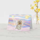 Cocker Spaniel Kaart (Gele Bloem)