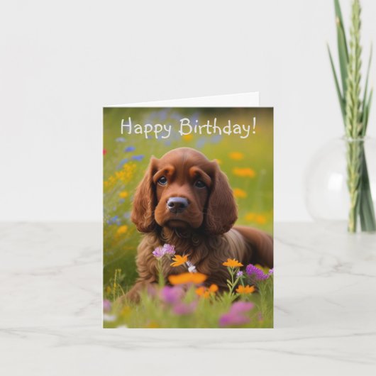 Cocker Spaniel Kaart (Voorkant)
