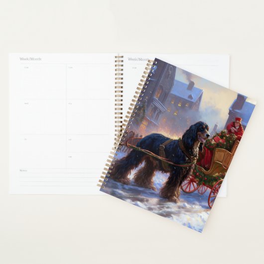 Cocker Spaniel Kerst Feestelijke Periode Planner (Display)