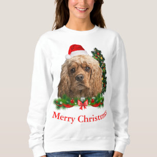 Cocker spaniel Kerst T-shirt