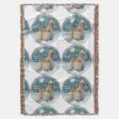 Cocker Spaniel Kerstcadeaus Deken (Voorkant Verticaal)