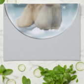 Cocker Spaniel-kerstcadeaus Theedoek (Gevouwen)