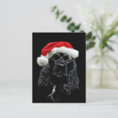 Cocker Spaniel Kerstmis Feestdagenkaart (Staand voorkant)