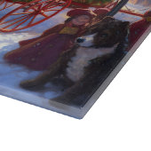 Cocker Spaniel Kerstmis Feestelijk Seizoen Snijplank (Hoek)