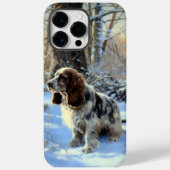 Cocker Spaniel Laat het sneeuwen Kerstmis Case-Mate iPhone Case (Achterkant)