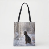 Cocker Spaniel Laat het sneeuwen Kerstmis Draagtas (Voorkant)
