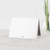 Cocker Spaniel Laat het sneeuwen Kerstmis Kaart (Achterkant)