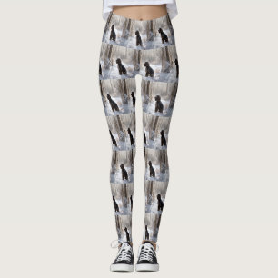 Cocker Spaniel Laat het Sneeuwen Kerstmis Leggings