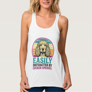 Cocker Spaniel Licht Afleidbaar Vintage Hond Shirt