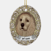 Cocker Spaniel Liefdevolle Herinnering ornament (Rechts)
