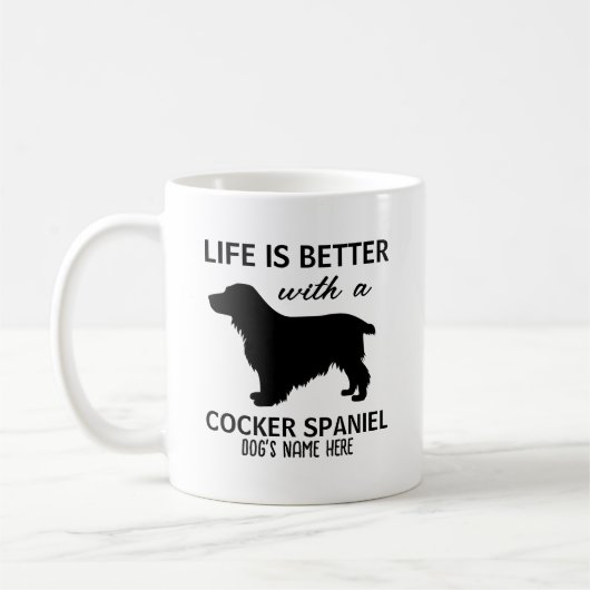 Cocker Spaniel Life: Beter ontwerp Koffiemok (Links)
