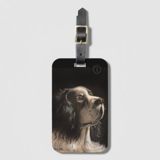 cocker spaniel luggage tag bagagelabel