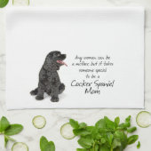 Cocker Spaniel Ma Tea Towel Theedoek (Gevouwen)