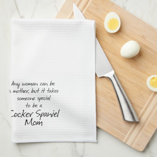 Cocker Spaniel Ma Tea Towel Theedoek (Quarter Fold)