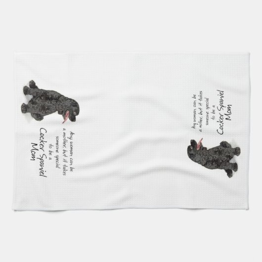 Cocker Spaniel Ma Tea Towel Theedoek (Horizontaal)