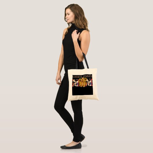 Cocker Spaniel Ma Westerne zonnebloempitten Tote Bag (Voorkant (model))
