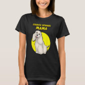 Cocker Spaniel Mama Buff Cocker Spaniel Dog Mother T-shirt (Voorkant)
