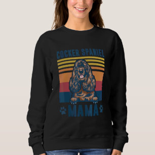 Cocker Spaniel Mama Retro Dog Mam 1 Trui