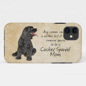 Cocker Spaniel Maman iPhone 6 Coque (Dos (Horizontal))