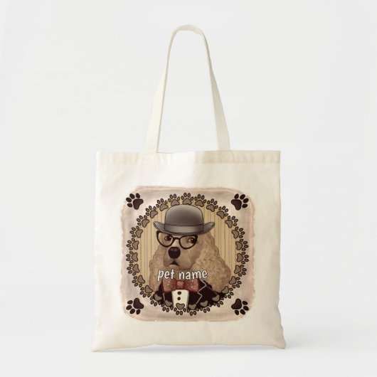Cocker Spaniel met bril Tote Tas (Voorkant)