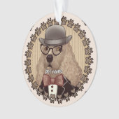 Cocker Spaniel met een bril Ornament (voorkant)