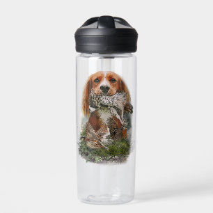 Cocker Spaniel met grijze patrijs Waterfles