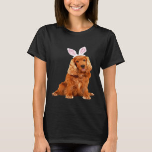 Cocker Spaniel met paaspaasoorts T-shirt