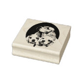 Cocker Spaniel Moeder Hond En puppies Dieren Huisd Rubberstempel (Stempel)