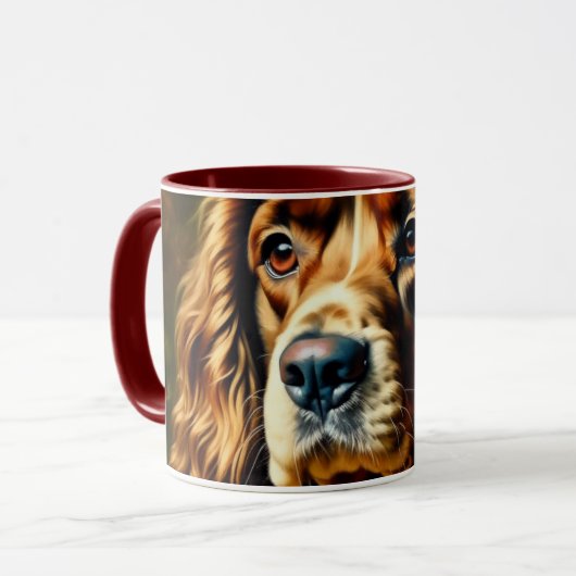 Cocker Spaniel Mok (Voorkant links)