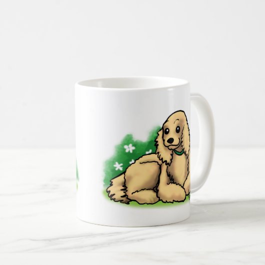 Cocker Spaniel-Mok Koffiemok (Voorkant rechts)