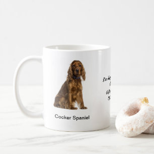 Cocker Spaniel-Mok - met twee afbeeldingen en een  Koffiemok
