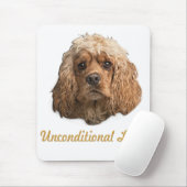 Cocker spaniel muismat (Met muis)