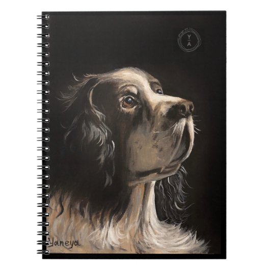 cocker spaniel note book notitieboek (Voorkant)