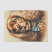  Cocker Spaniel Olieverfschilderij Tissuepapier (Voorkant)