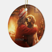 Cocker Spaniel Ornement de Noël, Animal de Compagn (Gauche)