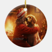 Cocker Spaniel Ornement de Noël, Animal de Compagn (Dos)