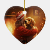 Cocker Spaniel Ornement de Noël, Animal de Compagn (Dos)