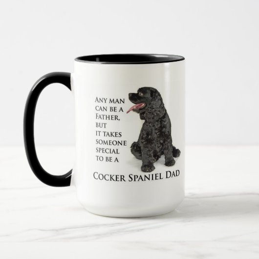 Cocker Spaniel Pap Mok (Links)