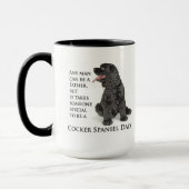 Cocker Spaniel Papa Mug (Gauche)