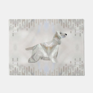 Cocker Spaniel parelsilhouet Deurmat