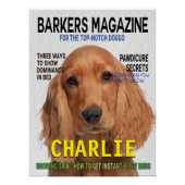 Cocker Spaniel Parody Magazine Poster (Devant)