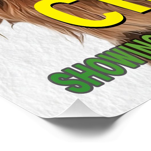 Cocker Spaniel Parody Magazine Poster (Coin)