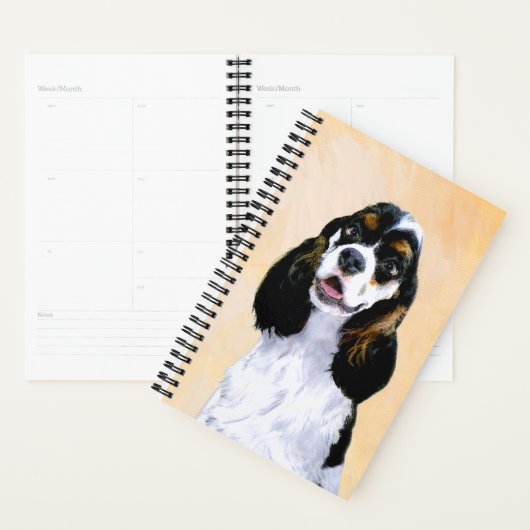 Cocker Spaniel (Parti) Peinture - Art Chien origin (Devant avec enveloppe)
