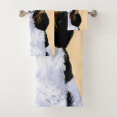 Cocker Spaniel (Parti) Peinture - Art Chien origin (En situation)