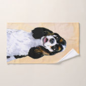 Cocker Spaniel (Parti) Peinture - Art Chien origin (Serviette à main)