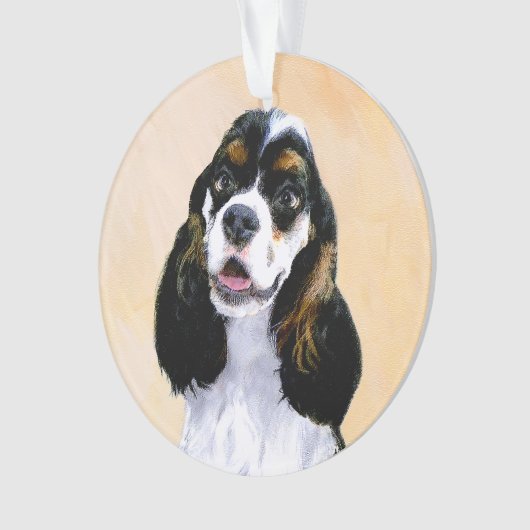Cocker Spaniel (Parti) Peinture - Art Chien origin (devant)
