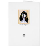 Cocker Spaniel (Parti) Peinture - Art Chien origin (Dos)