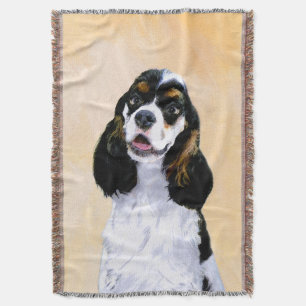 Cocker Spaniel (Parti) Schilderen - Oorspronkelijk Deken