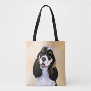 Cocker Spaniel (Parti) Schilderen - Oorspronkelijk Draagtas