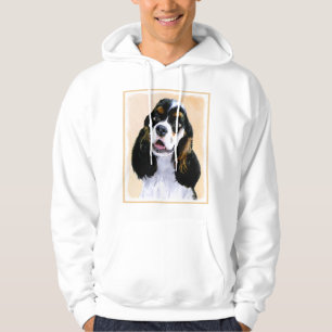 Cocker Spaniel (Parti) Schilderen - Oorspronkelijk Hoodie